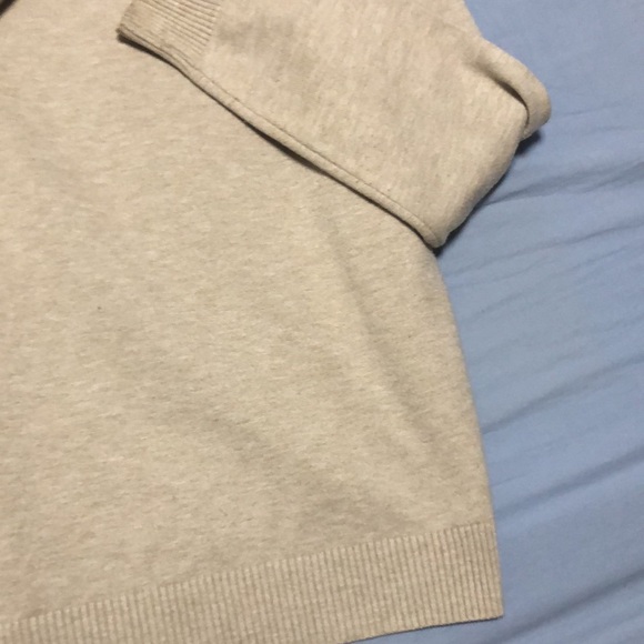 Men's coffee wool knitted fabric long-sleeved T-shirt - Picture 14 of 16